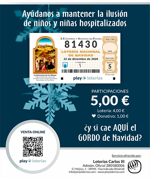 Loteria de Navidad Fundación Theodora
